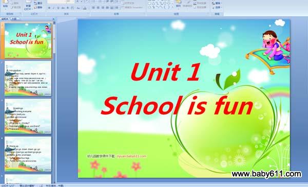 كӢZA(y)伉:Unit1 School is fun