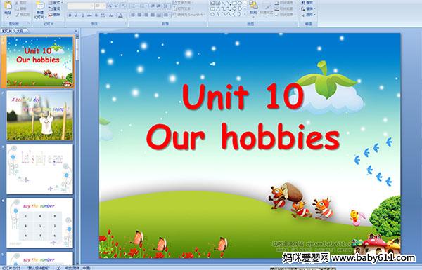 (gu)HكӢZ(y)nUnit 10  Our hobbies