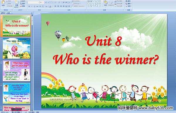 كӢZ(y)(j)Unit 8 Who is the winner?