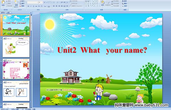 AكӢZ(y)Unit2  What s   your name?