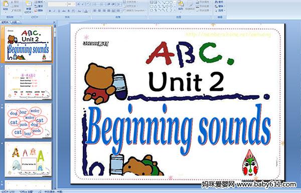 كӢZ(y)PPTnUnit 2 Beginning sounds