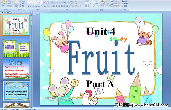 كӢZnUnit 4 Fruit Part A