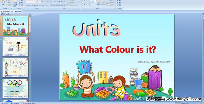 Unit3 What Colour is it?